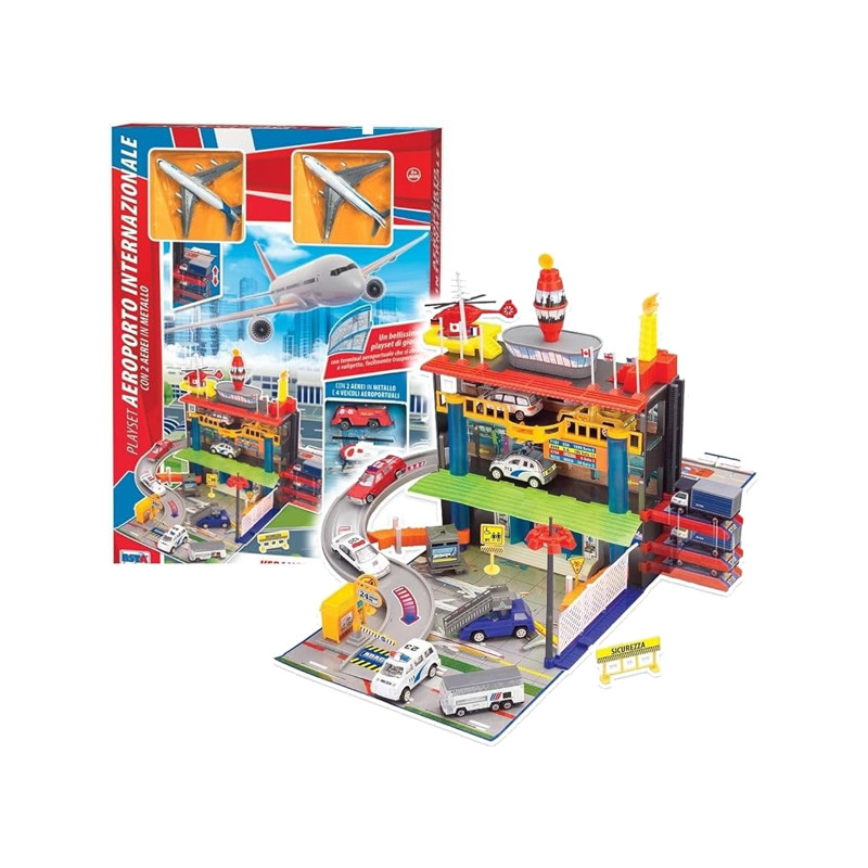 Playset Aereoporto Con 2 Aerei Â Metallo