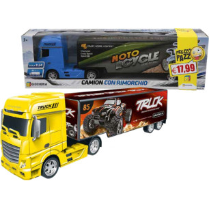 Prezzo Pazzo - Grande Camion Con Rimorchio 1:24 2 Colori