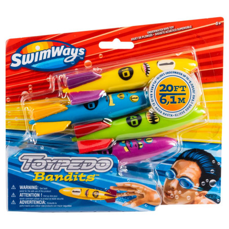 Swimways Toypedo Bandits 4 Pack