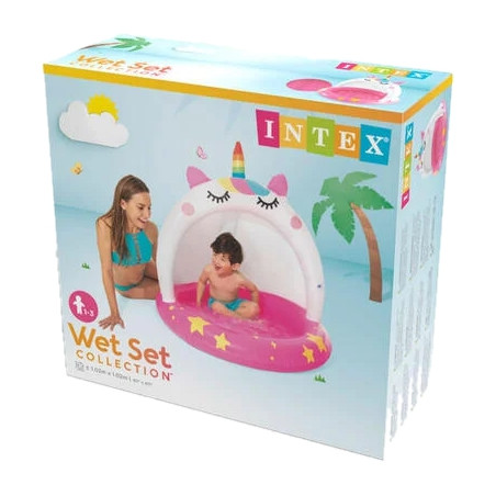 Piscina Baby Pool Unicorn 102*102