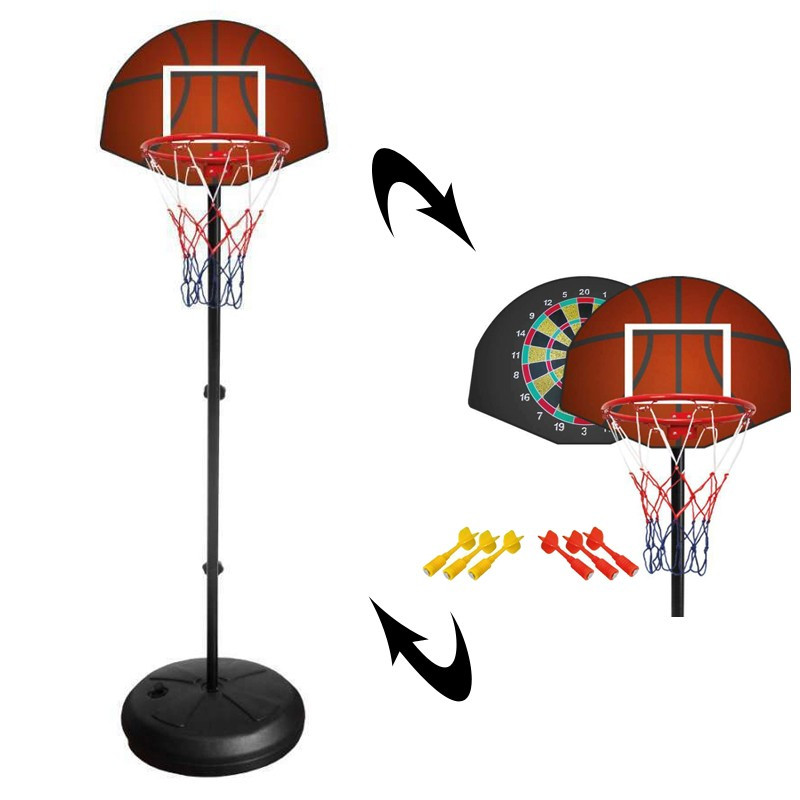 Piantana Basket 2 In 1 C/bersaglio Magnetico