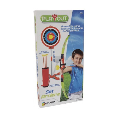 Play Out - Set Arciere Con Sacca E Bersaglio Da Terra