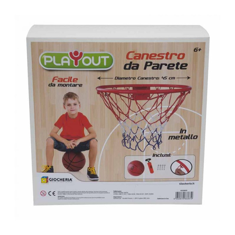 Po Basket In Metallo Da Muro