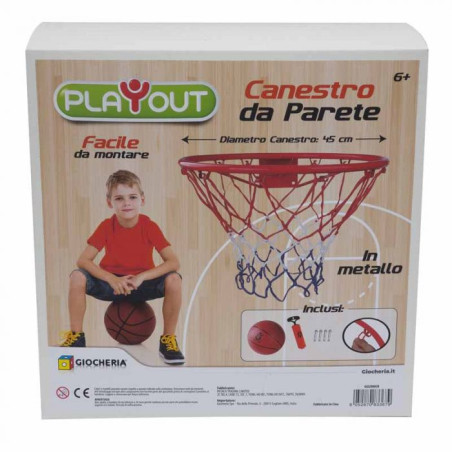 Po Basket In Metallo Da Muro