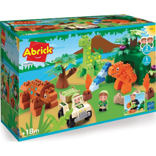 Abrick Dinoland Con 2 Pers. 1 Veicolo