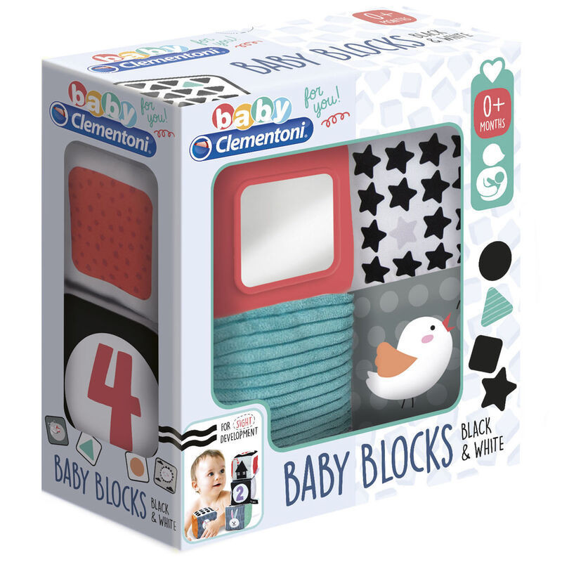 Black & White Soft Activity Cubes