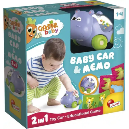 Carotina Baby Hippo Car & Memo