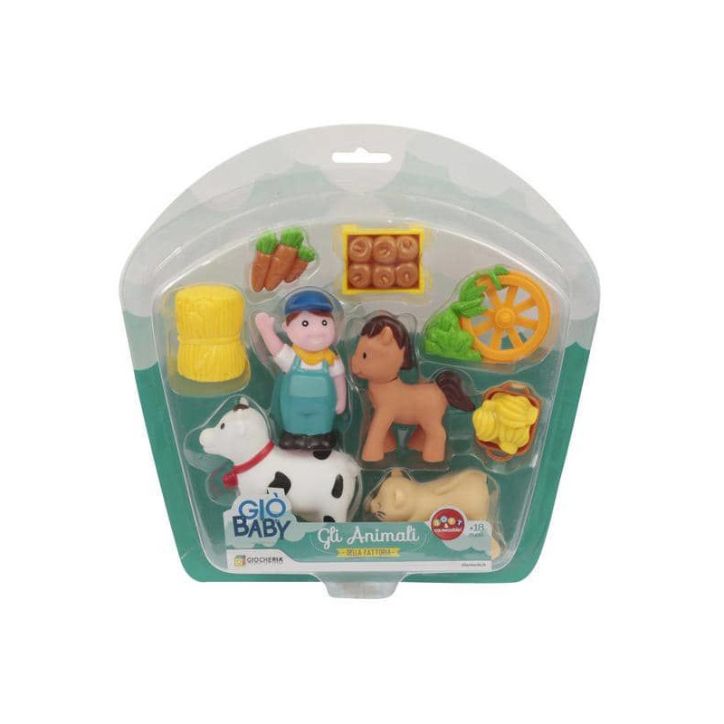 Gio' Baby - Blister Fattoria Animali Soft 12 Pezzi