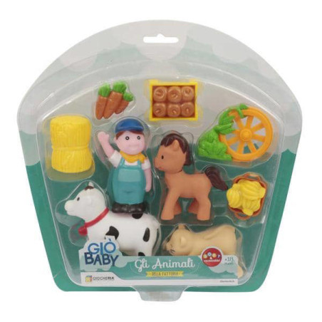 Gio' Baby - Blister Fattoria Animali Soft 12 Pezzi