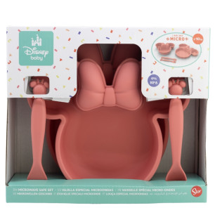 Minnie Gift Box 4 Pz Piatti + Posate