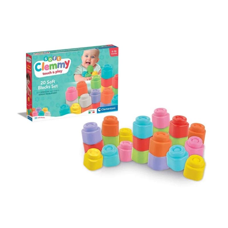 Soft Clemmy - Confezione 20 Mattoncini