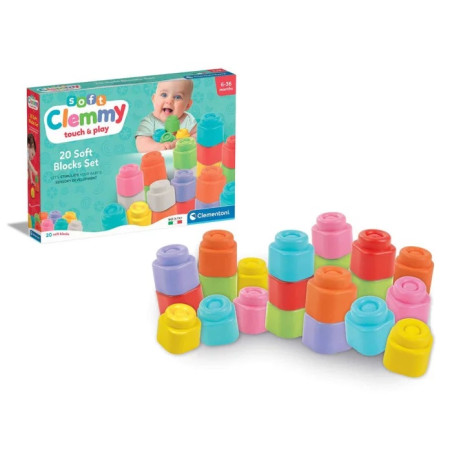 Soft Clemmy - Confezione 20 Mattoncini