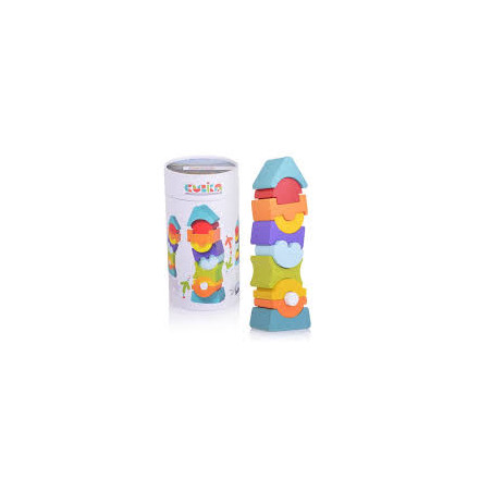 Torre Flessibile Colorata Legno