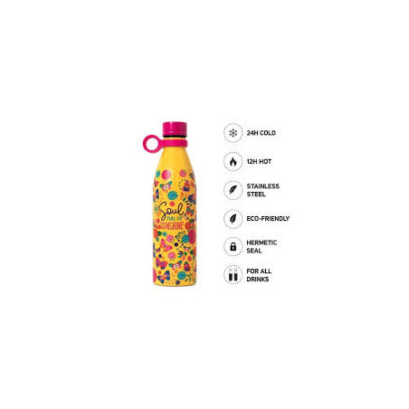 Bottiglia Termica - Hot E Cold 800 Ml - Butterfly
