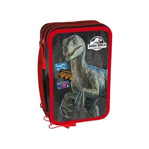 Astuccio 3 Zip Jurassic