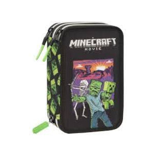 Astuccio 3 Zip Minecraft  Movie