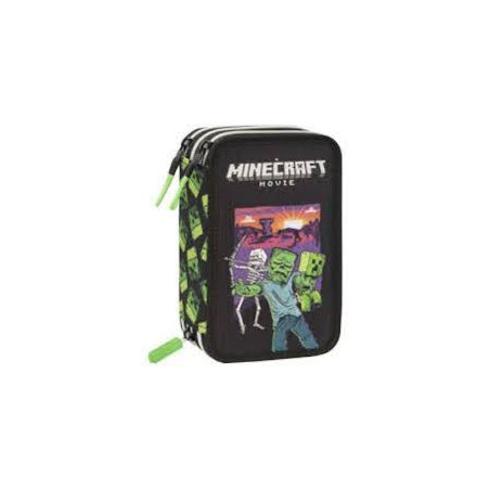 Astuccio 3 Zip Minecraft  Movie