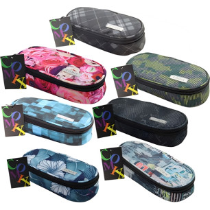 Astuccio Ovale Organizzato Allover Comix