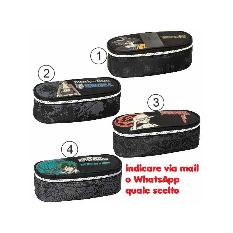 Astuccio Ovale Organizzato Comix Anime Ass.to
