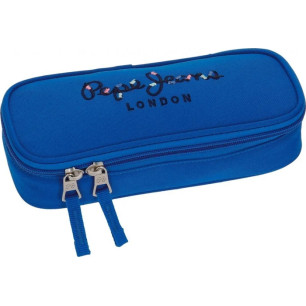 Astuccio Topratutto Pepe Jeans Monocolore Azzurro