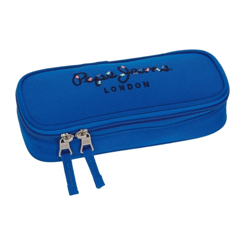 Astuccio Topratutto Pepe Jeans Monocolore Azzurro