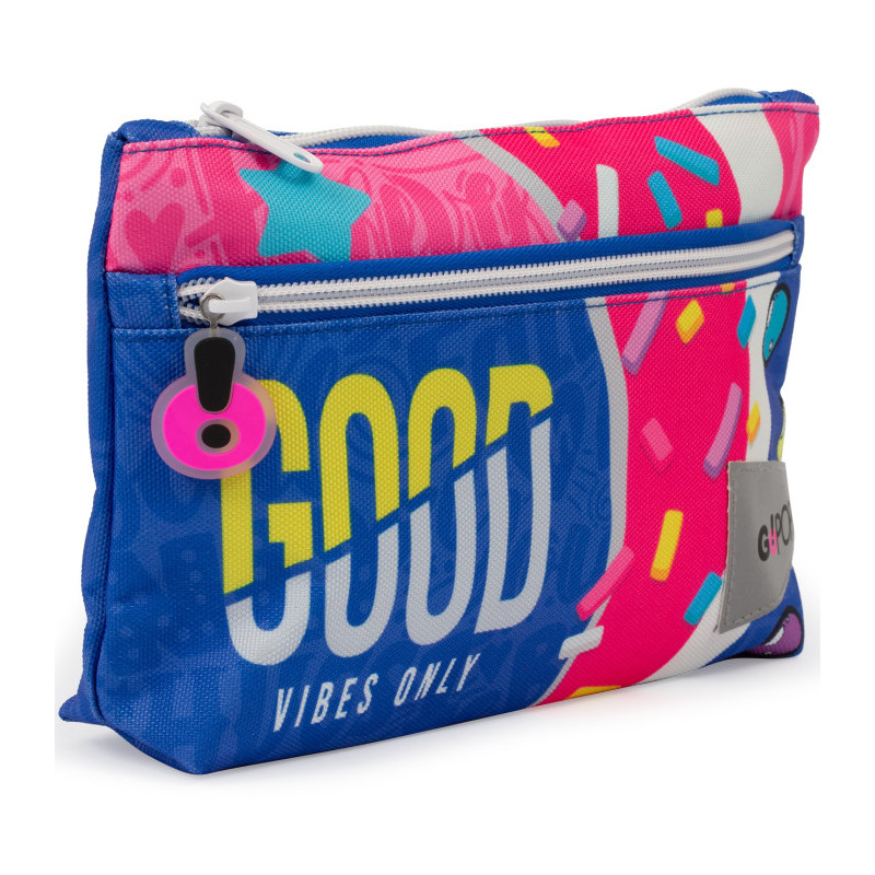 Gopop24 Maxi Bustina 2 Zip Bubble