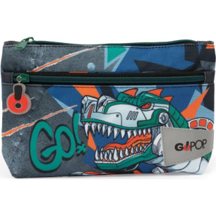 Gopop24 Maxi Bustina 2 Zip T- Rex