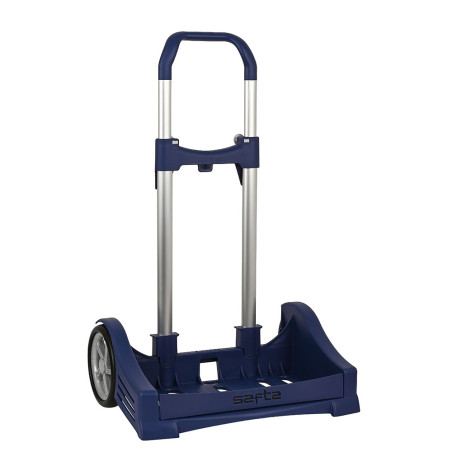 Carrellino Trolley Blu 2 Ruote Grandi