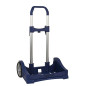 Carrellino Trolley Blu 2 Ruote Grandi