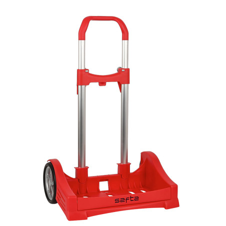Carrellino Trolley Rosso 2 Ruote Grandi