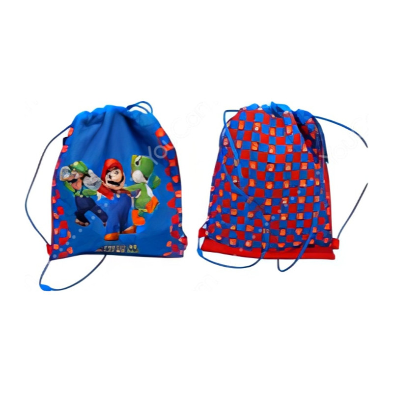 Sacca Coulisse Con Tasca Supermario