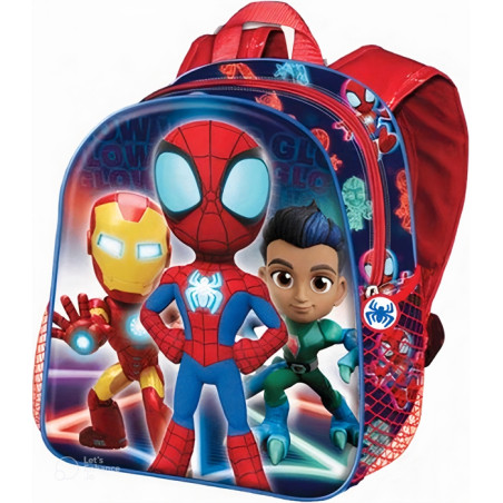 Spiderman Zaino 3d Piccolo Glow