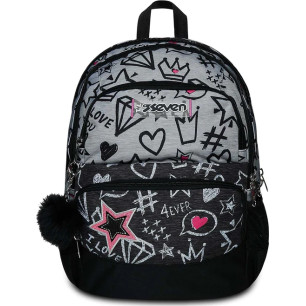 Zaino Advanced Pockets Seven Zipper Glamy