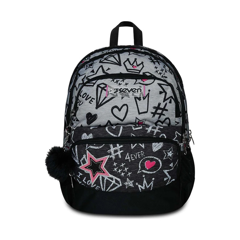 Zaino Advanced Pockets Seven Zipper Glamy