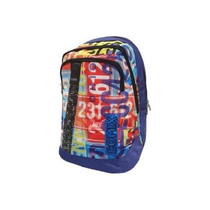 Zaino Organizzato Comix Flash Mad Plate