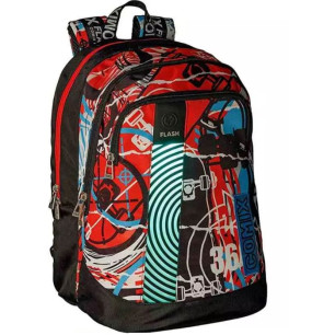 Zaino Organizzato Comix Flash Shake Skate