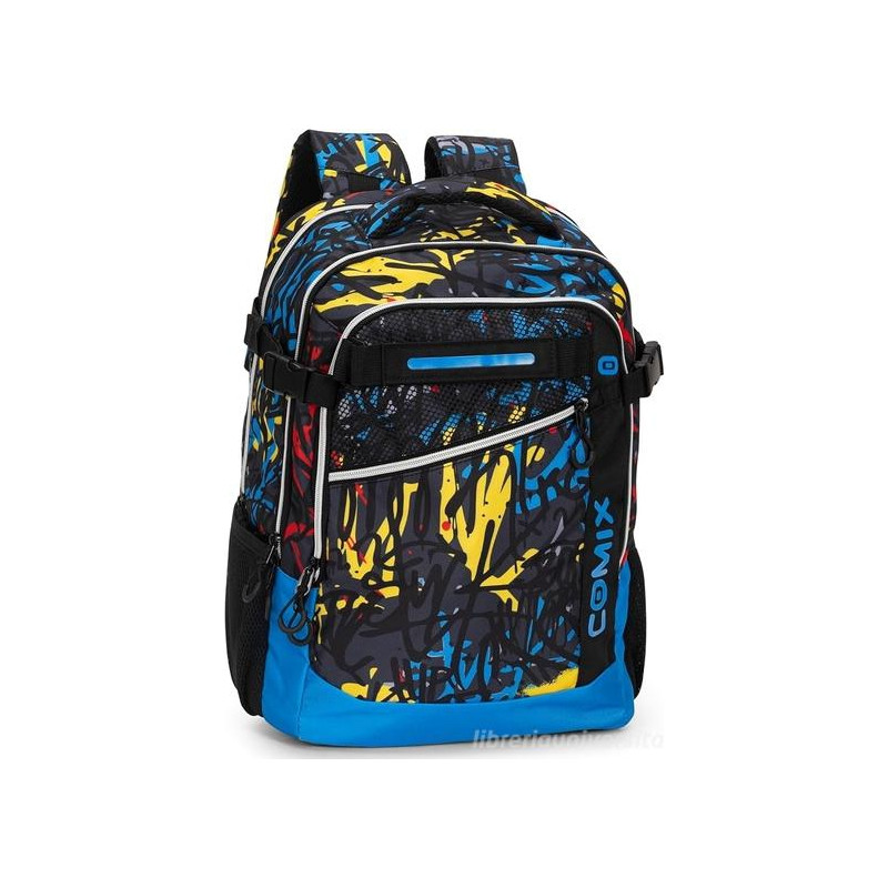 Zaino Scuola Organizzato Comix Wbs  Graffiti