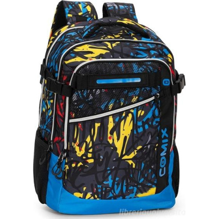 Zaino Scuola Organizzato Comix Wbs  Graffiti