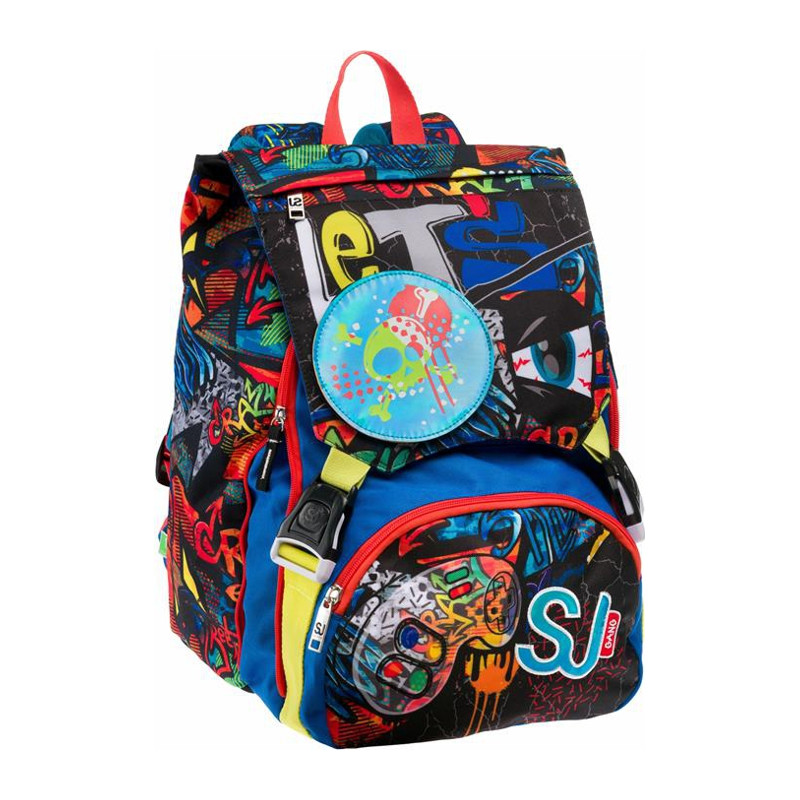 Zaino Sdopp.big Sj Gang Facce Da Sj Boy