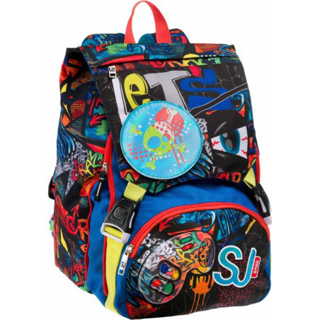 Zaino Sdopp.big Sj Gang Facce Da Sj Boy