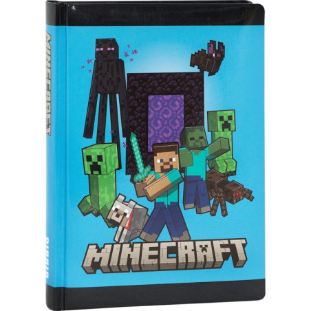 Diario 12mm Std Blu Pixel  Minecraft