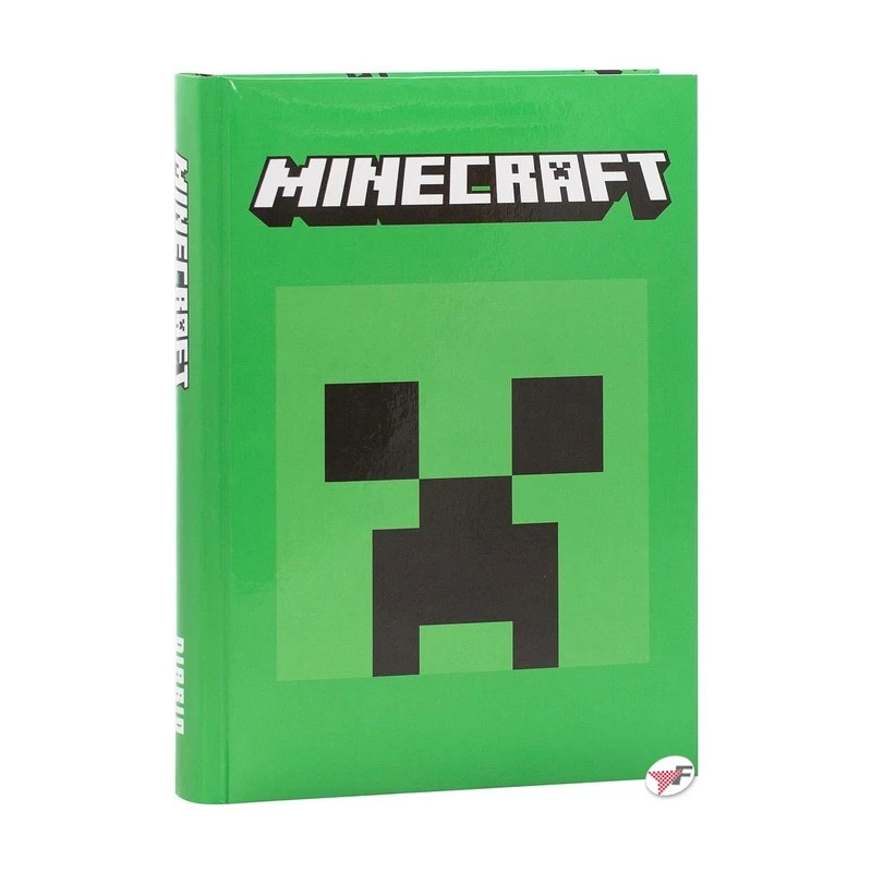 Diario 12mm Std Creeper Pixel Minecraft