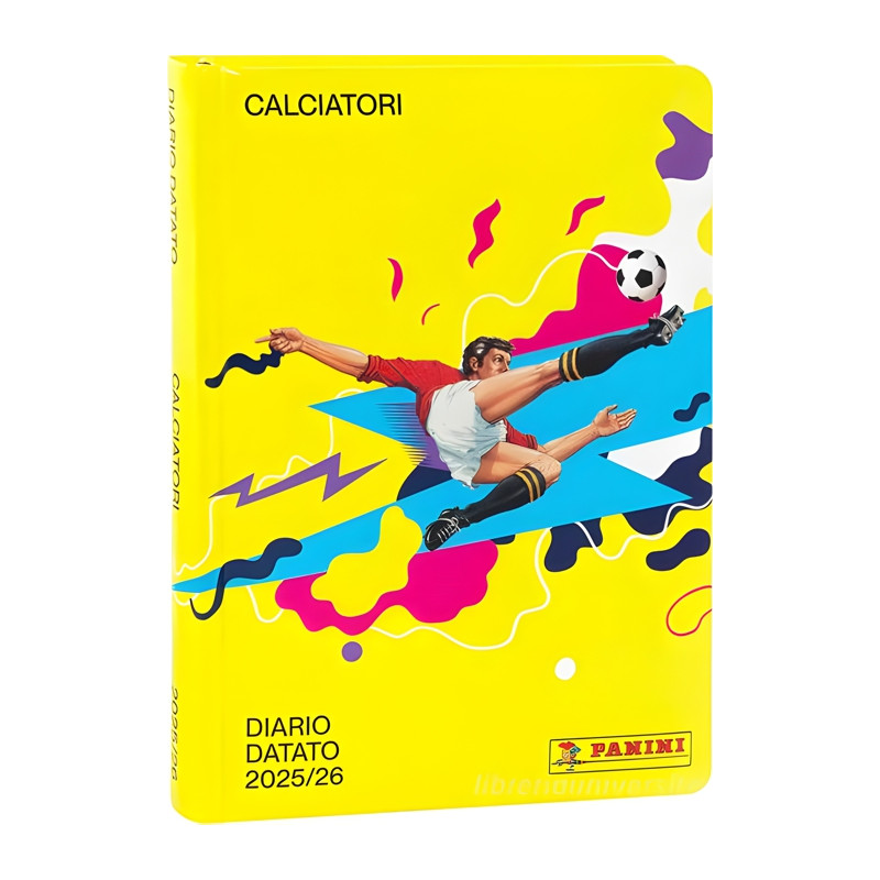 Diario Datato 12 Mesi Std  Panini Calciatori