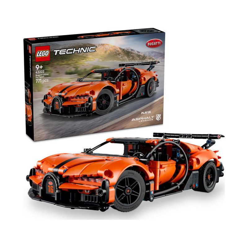 Lego Technic Hyper Car Bugatti Chir 42222