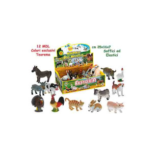 Geo Nature - Animali Della Fattoria Soffici 12 Mdl