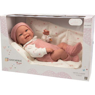 Arias - Bebè Alice Cm.45 Morbido Peso Con Zainetto