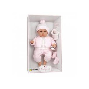 Arias - Bebè Cm.33 Completino Rosa Piangente Morbido