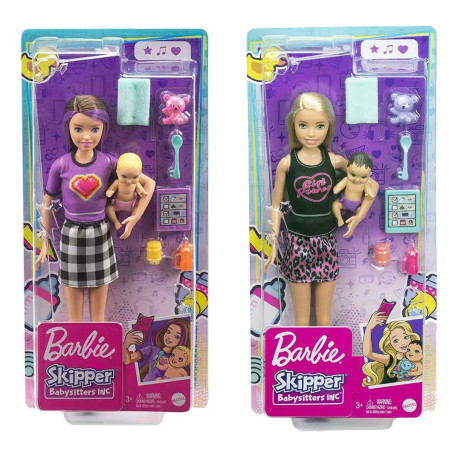 Baby Sitter Doll + Baby Con Acc. Ass.