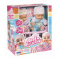 Bambola Bebe Bellissimi Gemelli 20 Cm Con Letto
