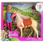 Barbie Bambola Cavallo Blonde
